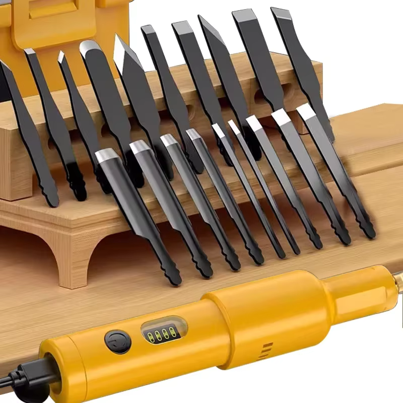 Ensemble d'outils de sculpture électrique portatif pour meubles
