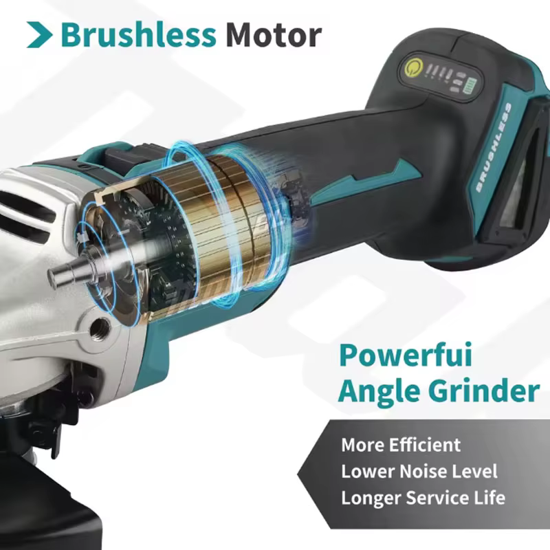 Nouvelle meuleuse sans fil Makita DGA504 2026 : disque de 125 mm, batterie 6,0 Ah, 8500 tr/min, 680 W, idéale pour le meulage du métal et la découpe du bois