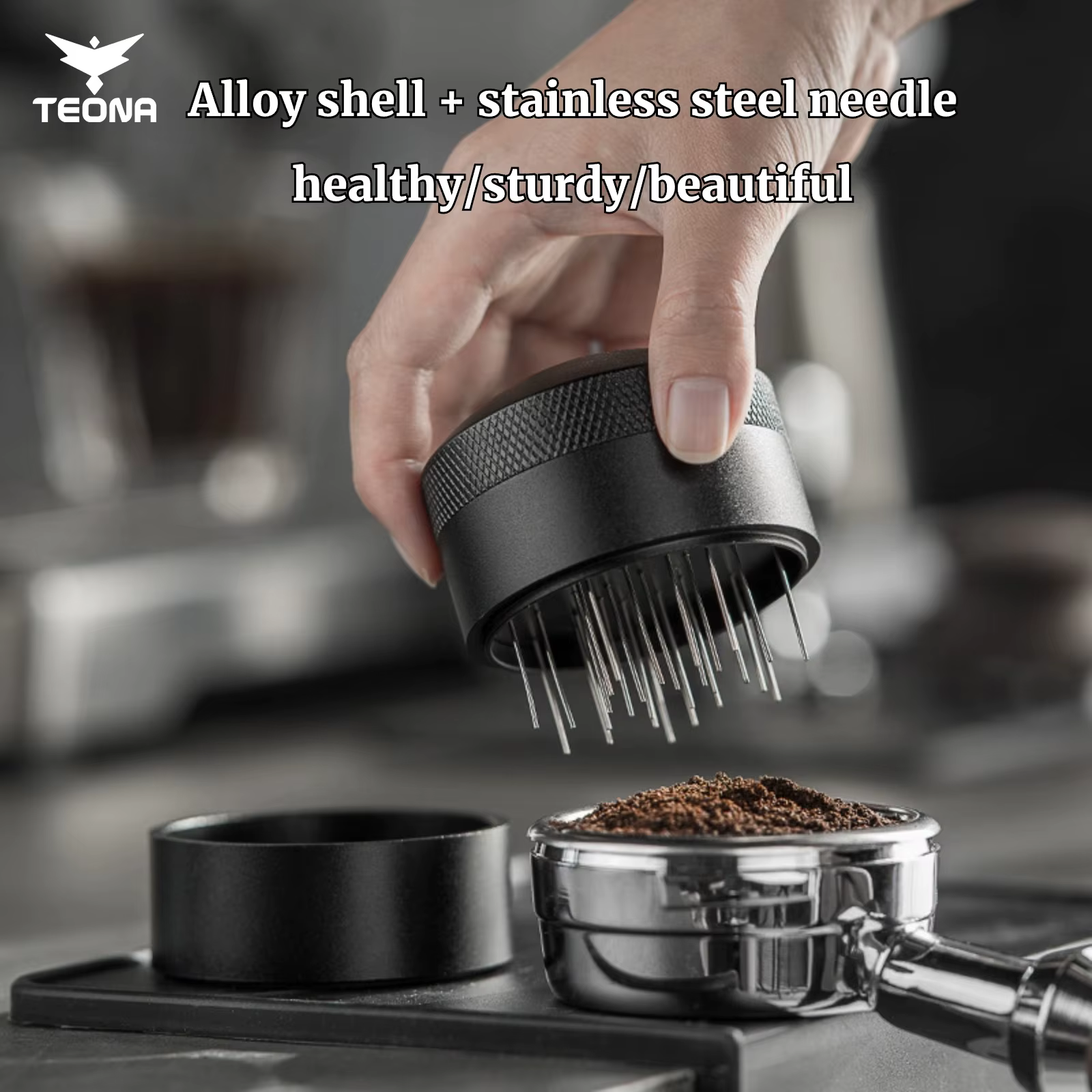 Agitateur à expresso WDT, outil de Distribution d'espresso pour porte-filtre 51mm 54mm 53mm 58mm, outil d'agitation de poudre de café
