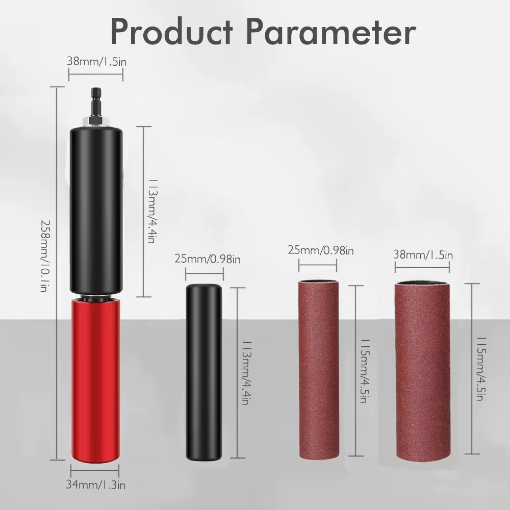 Kit de ponçage compact et pratique pour perceuse électrique