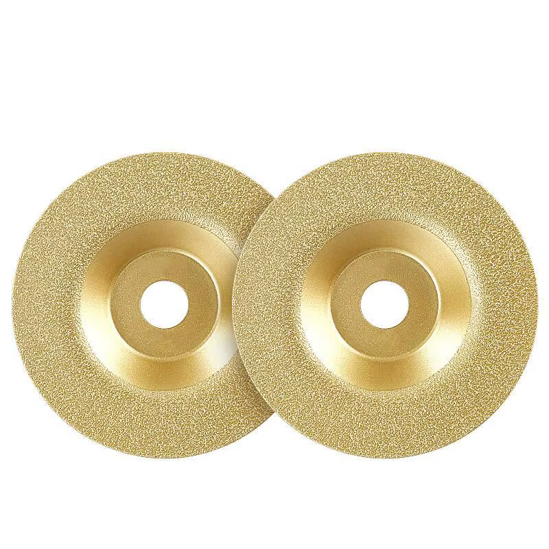 1 pièce Disque de meulage diamanté brasé sous vide 4 pouces 100 mm grain 300 pour meuleuse d'angle