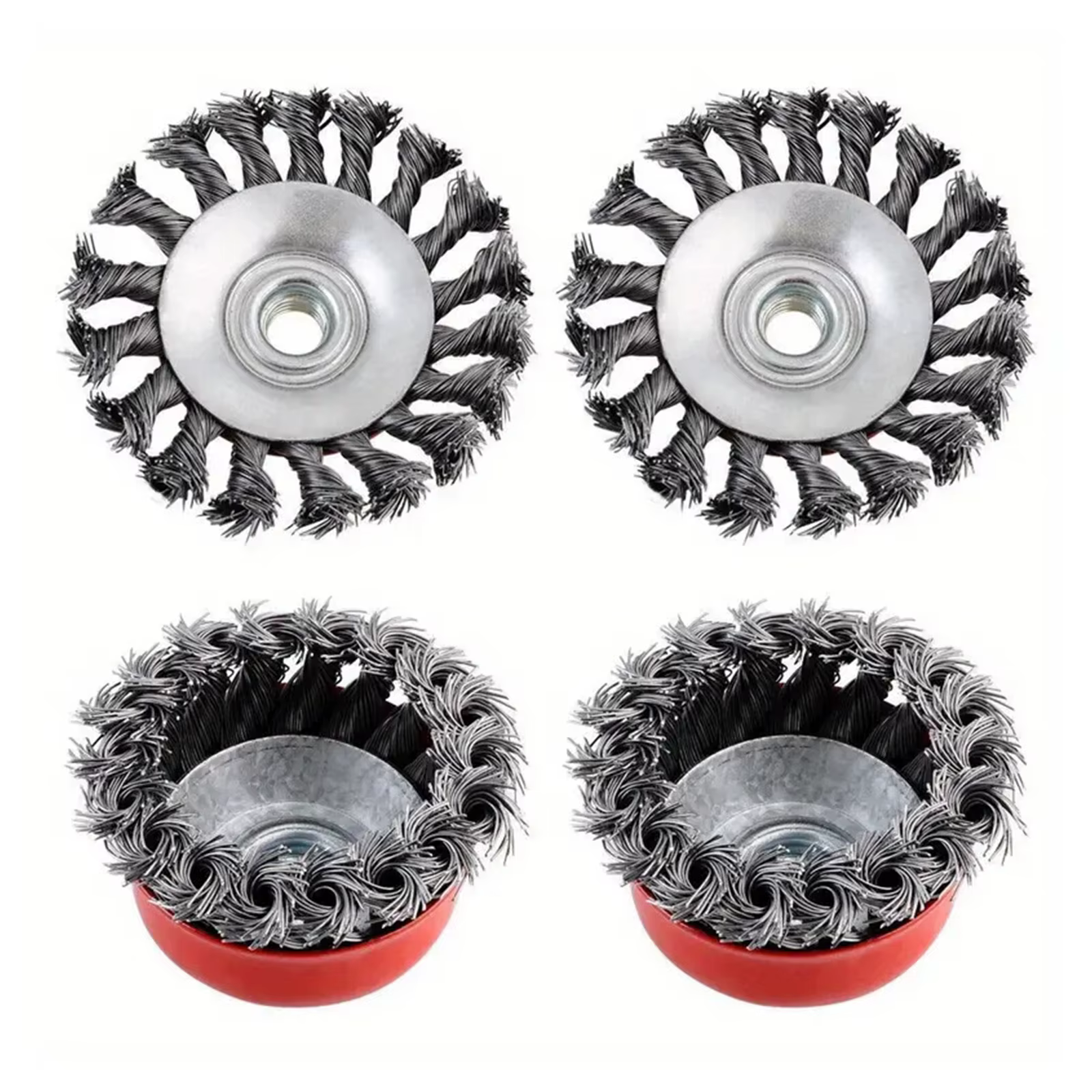 Brosse métallique pour meuleuse d'angle