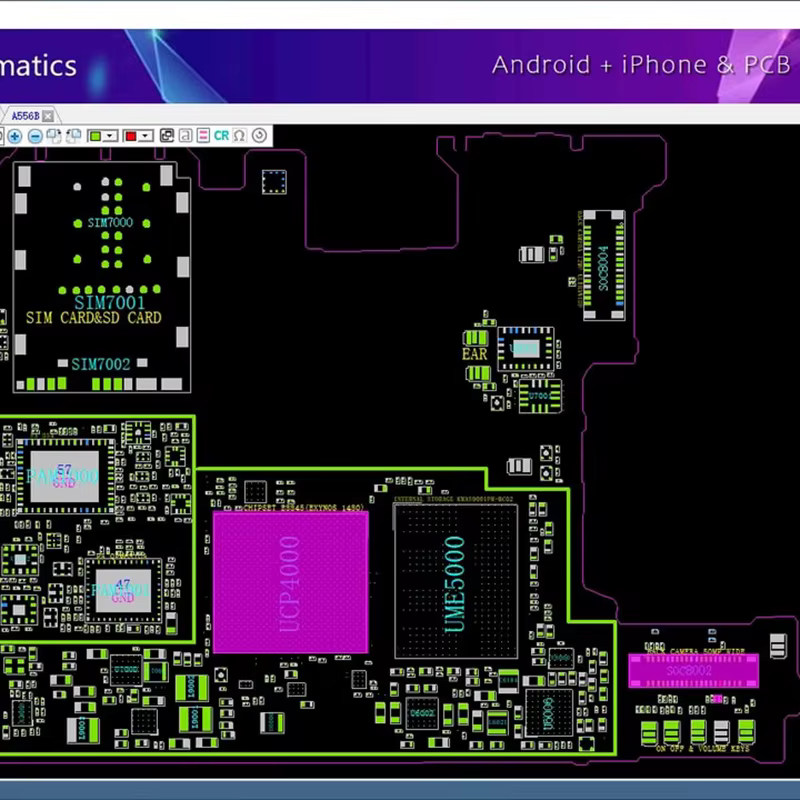 Outil de dessin DZKJ pour 3 utilisateurs, 12 mois d'accès, diagramme schématique DZKJ pour smartphones iOS Xiaomi Android, diagramme de circuit intégré