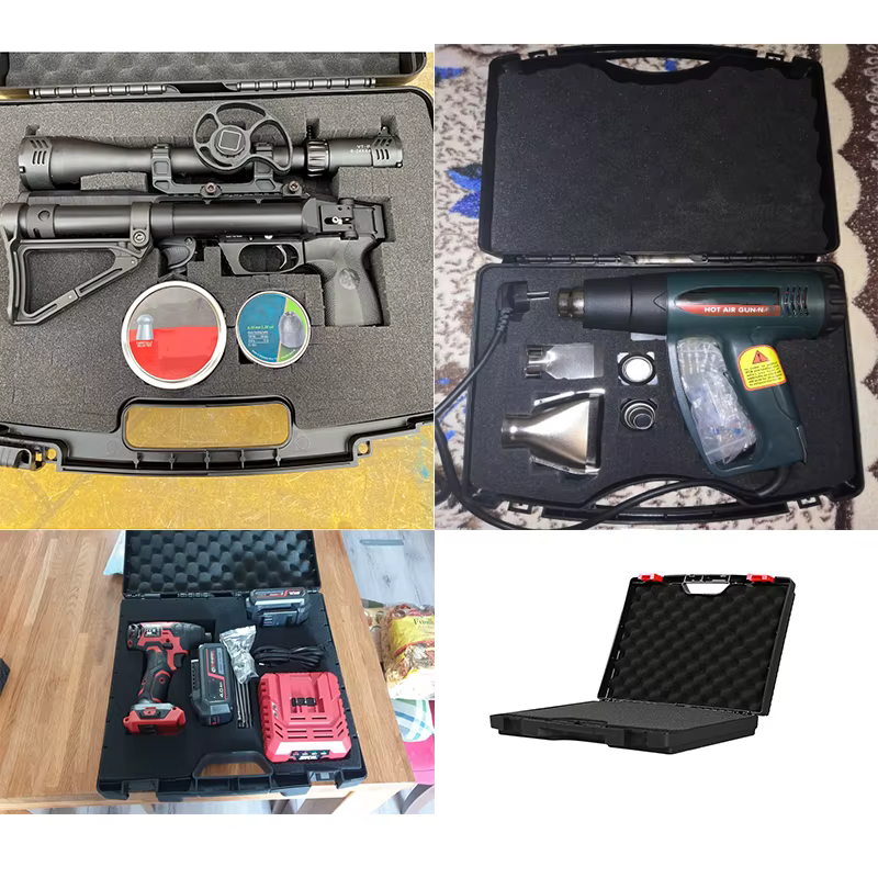 Valise à Outils Professionnelle en Plastique Portable avec Éponge