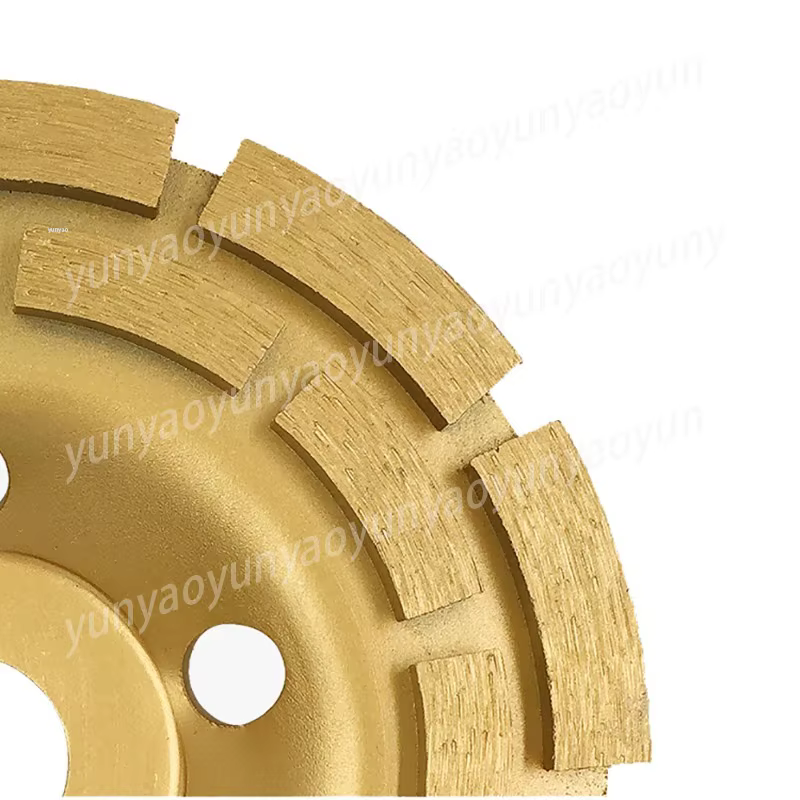Disque de meulage diamanté double rangée pour béton