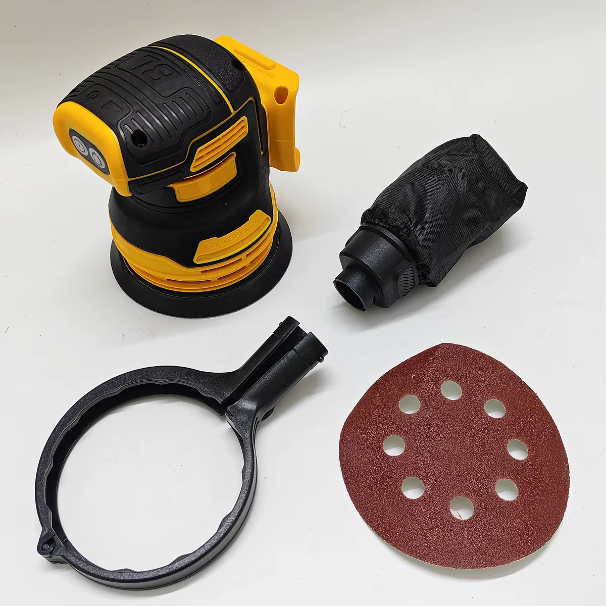 Ponceuse orbitale aléatoire sans brosse 12000OPM 5 pouces sans fil bois métal cire polissage