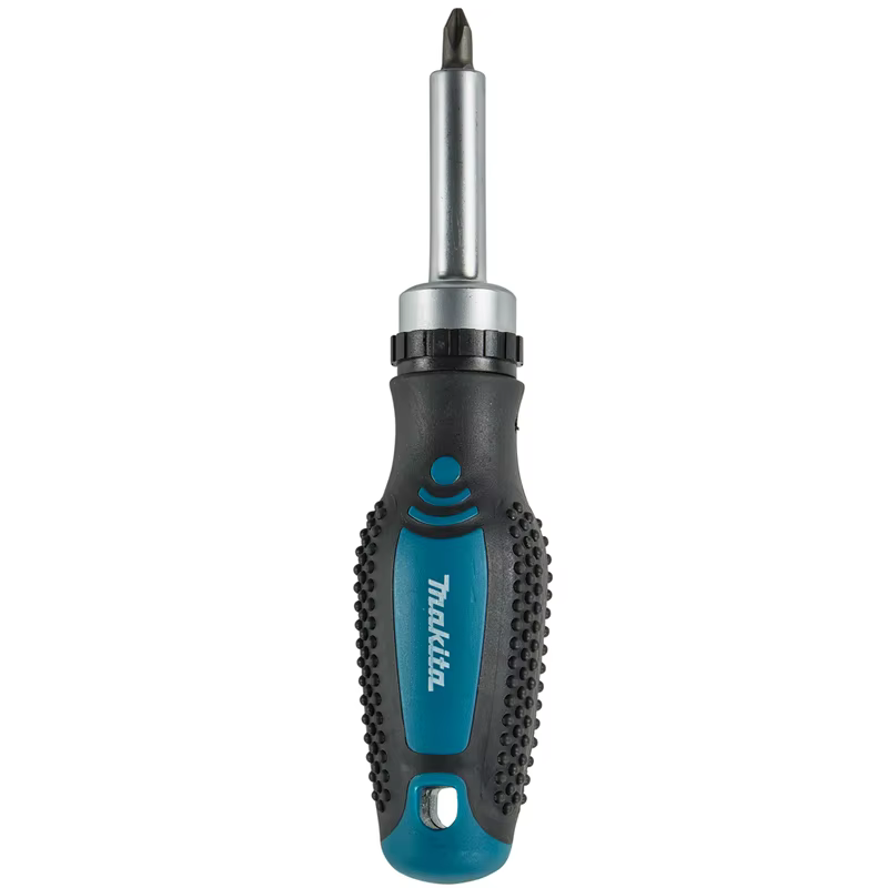 Makita D-58833 tournevis magnétique à cliquet embout remplaçable positif négatif antidérapant multifonctionnel facile à transporter outils à main