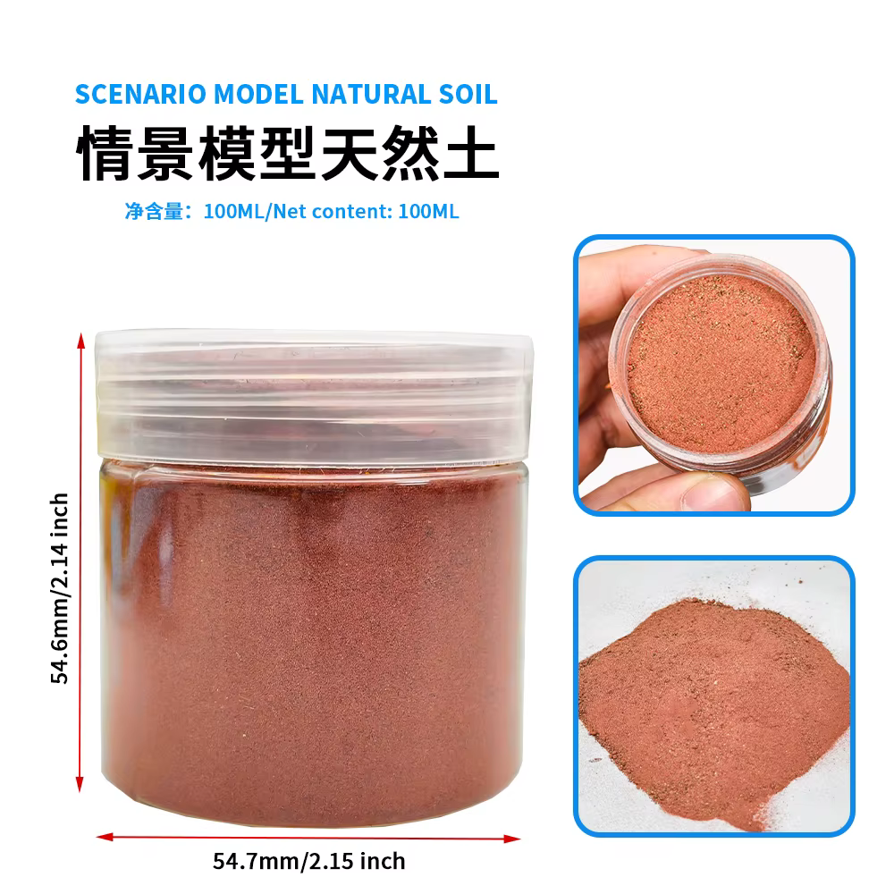 Scène de modélisation de Terrain 100ML, sol naturel pour Dioramas de guerre, paysage Miniature, bricolage, fabrication de modèles, Kits de paysages militaires