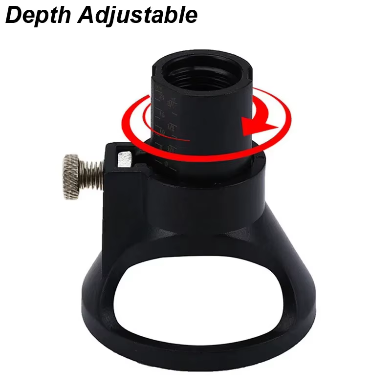 Guide de fixation pour fraise rotative