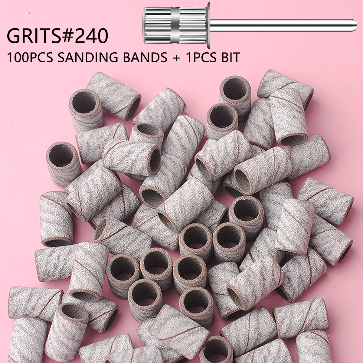 100 pièces bandes de ponçage avec 1