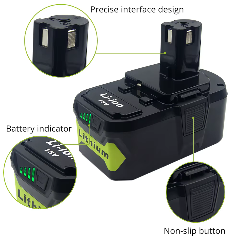 Batterie Rechargeable pour Ryobi ONE + RB18L50 RB18L40