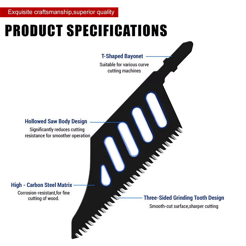 Lames de scie sauteuse professionnelles Extra longues de 127mm