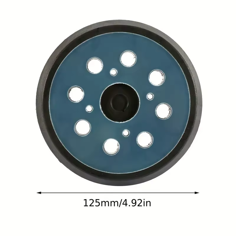 Disque abrasif de ponçage de 125 mm (5 pouces) à 8 trous