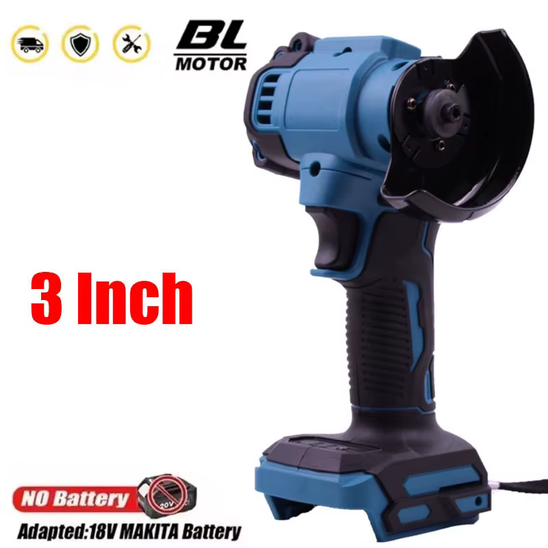 Fit Makita 18V batterie 3 pouces Mini meuleuse d'angle Machine de découpe électrique sans fil meulage polissage coupe outils électriques
