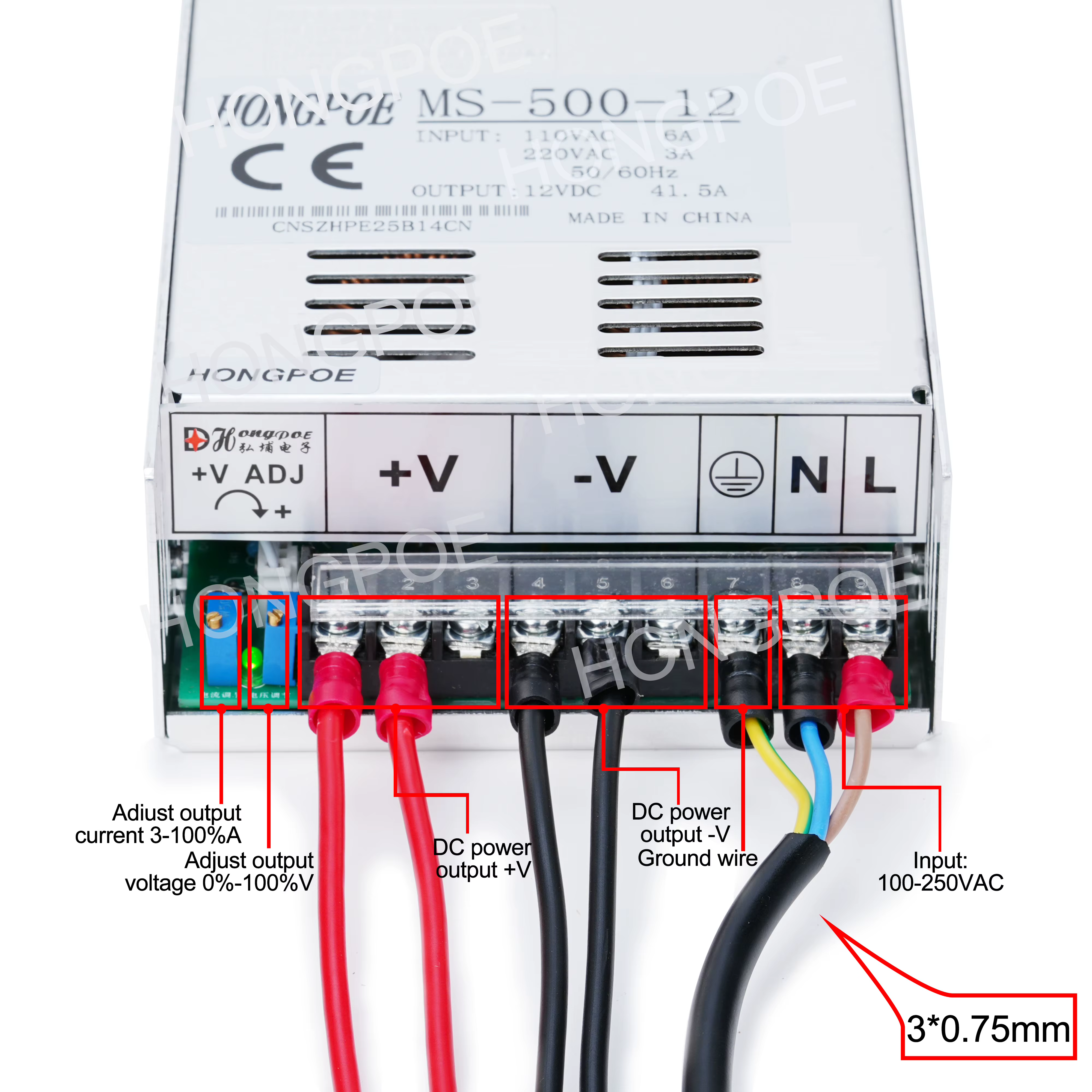 Alimentation électrique réglable