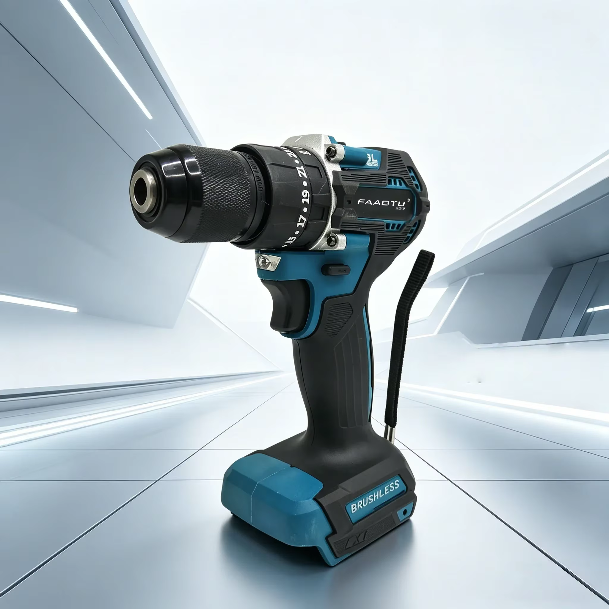 Perceuse électrique FAAOTU 487-10mm - Qualité MT, multifonctionnelle pour le bois/métal/béton, compatible avec les batteries MT