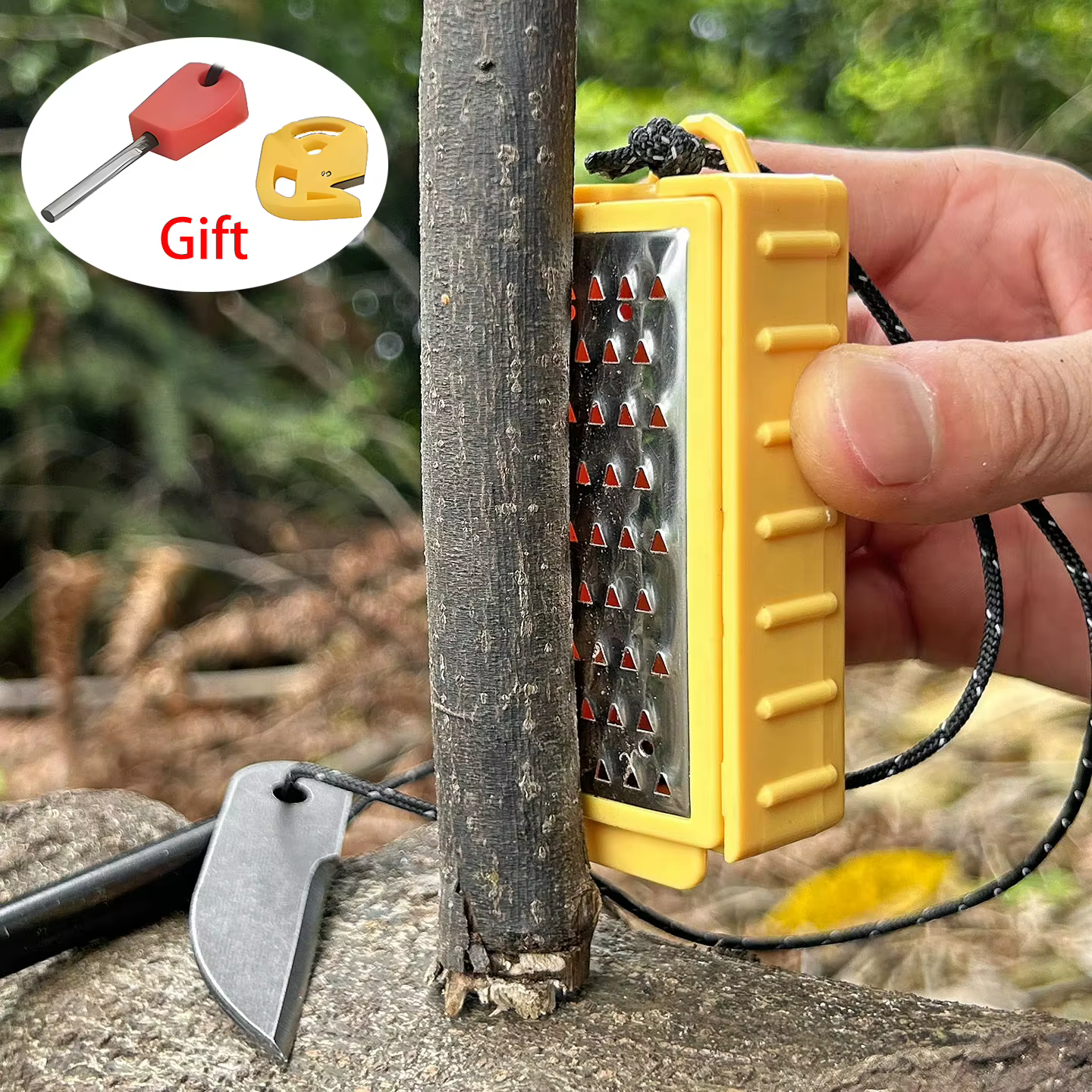 NOUVEAU Kit de Survie en Plein Air pour Camping : Allume-feu, Appareil à Allumer le Feu, et Outil EDC avec Pal Tinder Maker