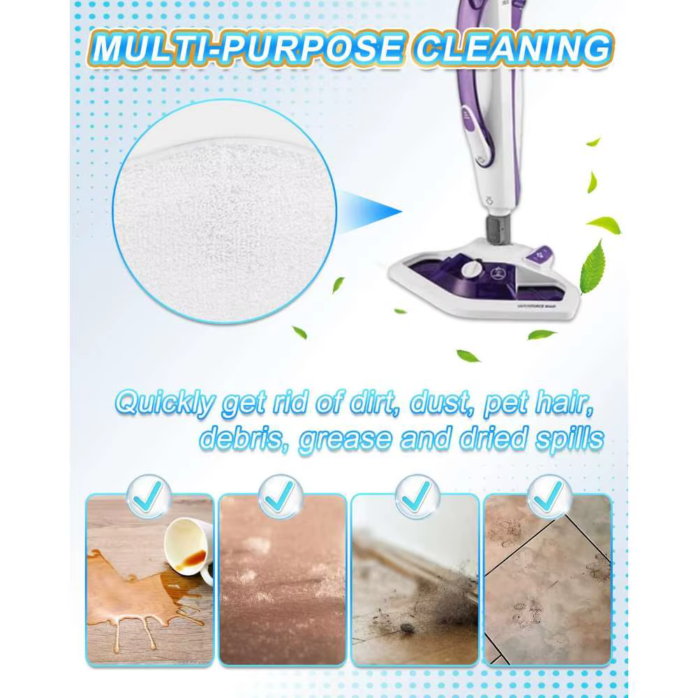 Tampons de serpillière en microfibre pour Polti Vaporetto SV420 Frescovapor