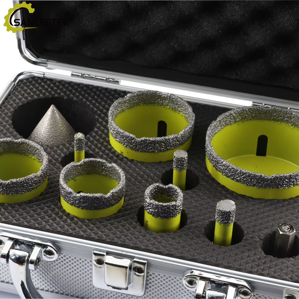 SANLEETEK Kit de forets diamantés pour carrelage avec filetage M14