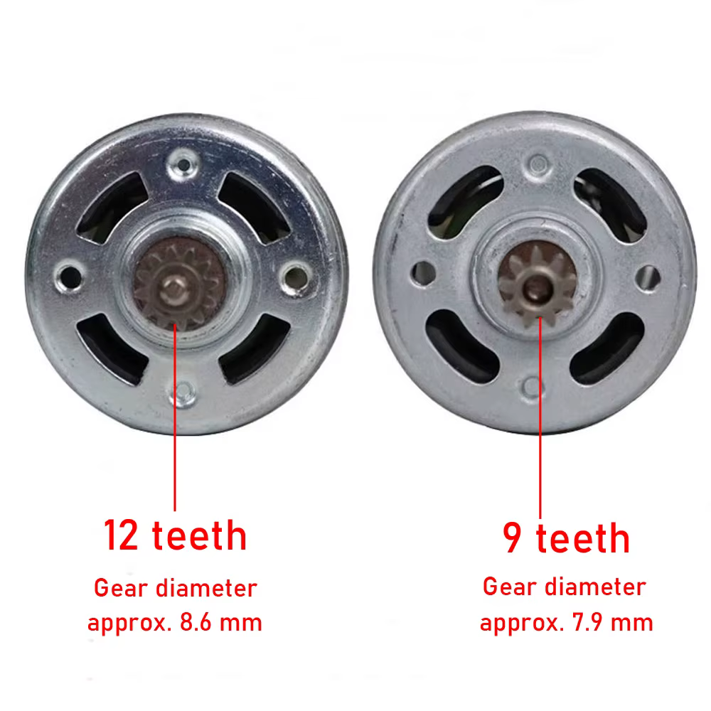 Moteur électrique 10.8V 12V 14.4V 16.8V 18V 21V 25V DC