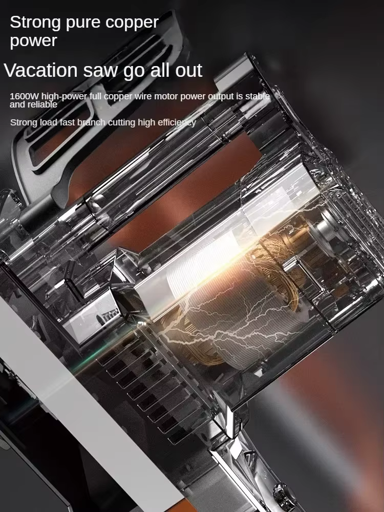 Scie électrique légère et compacte 220V pour l'élagage et la coupe des arbres QCL