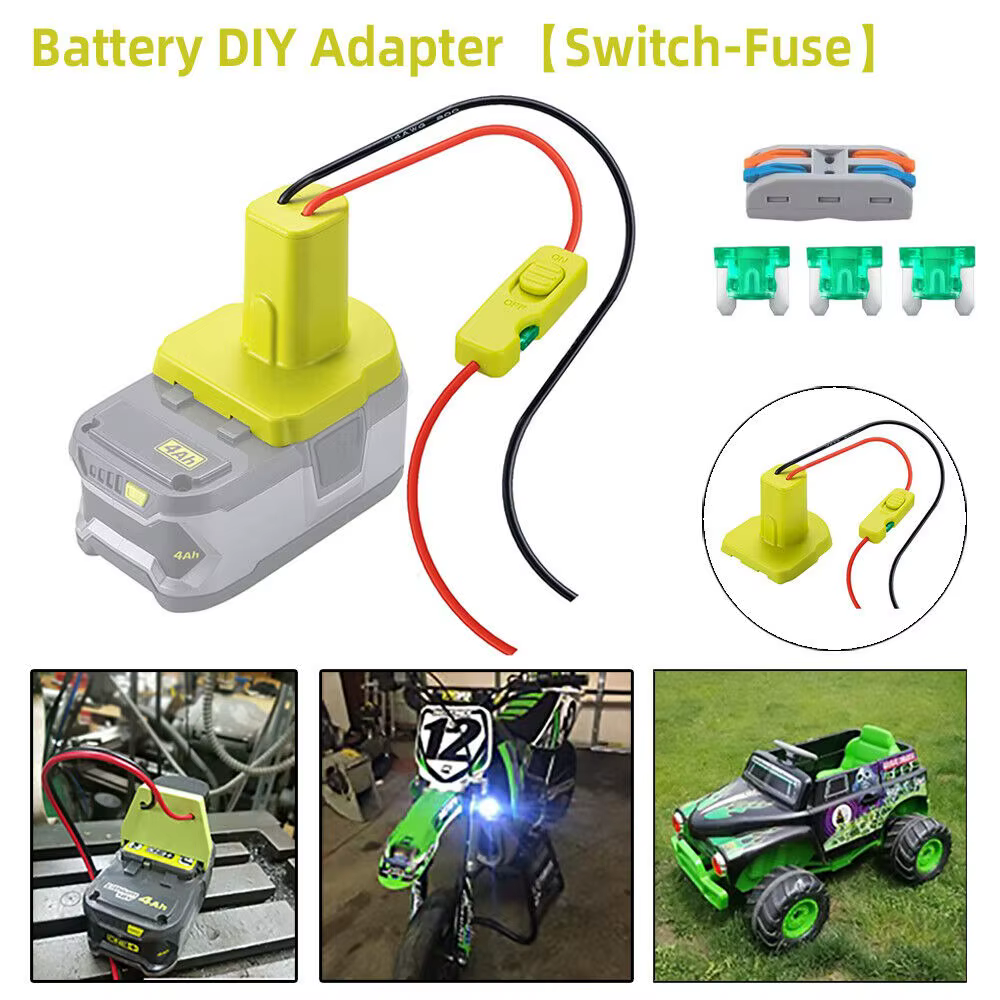Adaptateur de batterie pour Ryobi 18V