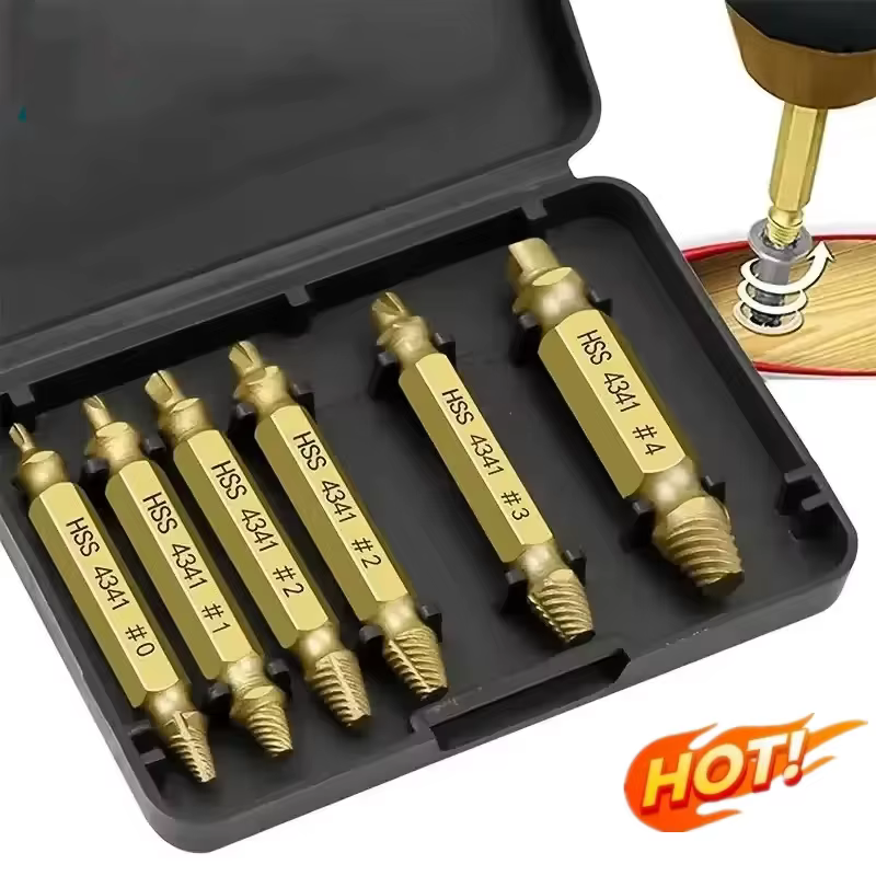 Jeu d'extracteur de vis endommagé