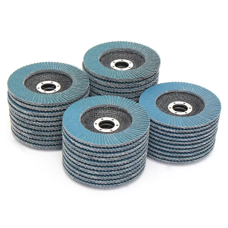 10 pièces 5 "125mm meuleuse d'angle disques de ponçage 40/60/80/120 grain meule