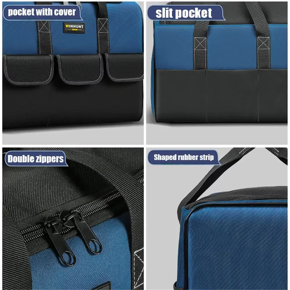 Nouveau sac à outils carré avec 30% plus de capacité