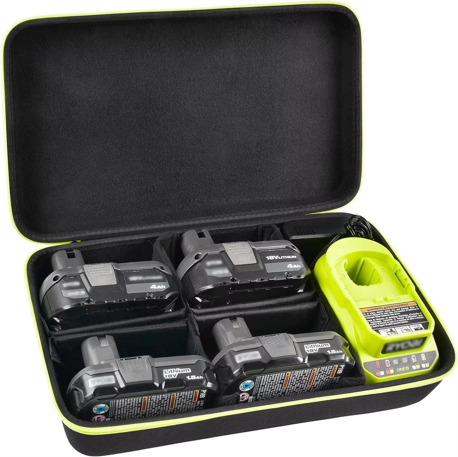 Coque compatible avec batterie compacte Ryobi ONE+ 18 V lithium-ion 4
