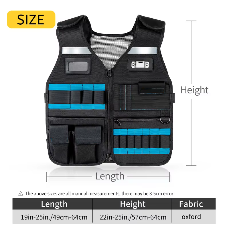 Sac à outils, gilet à outils électricien