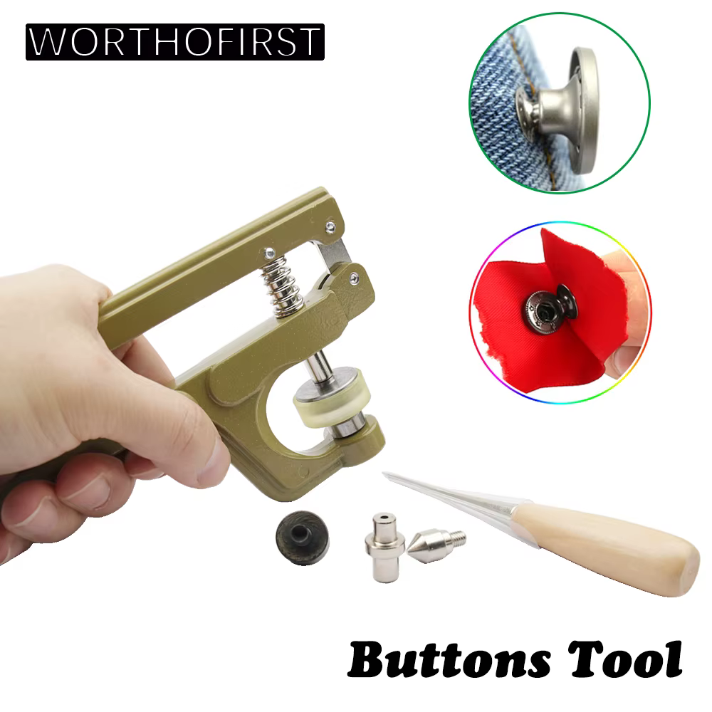Outils de presse à main portables pour boutons-pression Jeans bricolage maroquinerie vêtements sacs manteau accessoires de couture