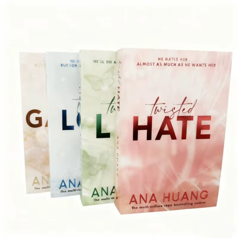 Série torsadée d'Ana Huang : les 4 livres - Amour, mensonges, jeux et déteste dans cette collection d'amour gizzante
