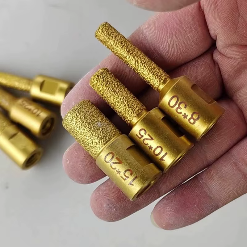 Tête de meulage diamantée brasée sous vide 6/10/15 mm pour carrelage céramique