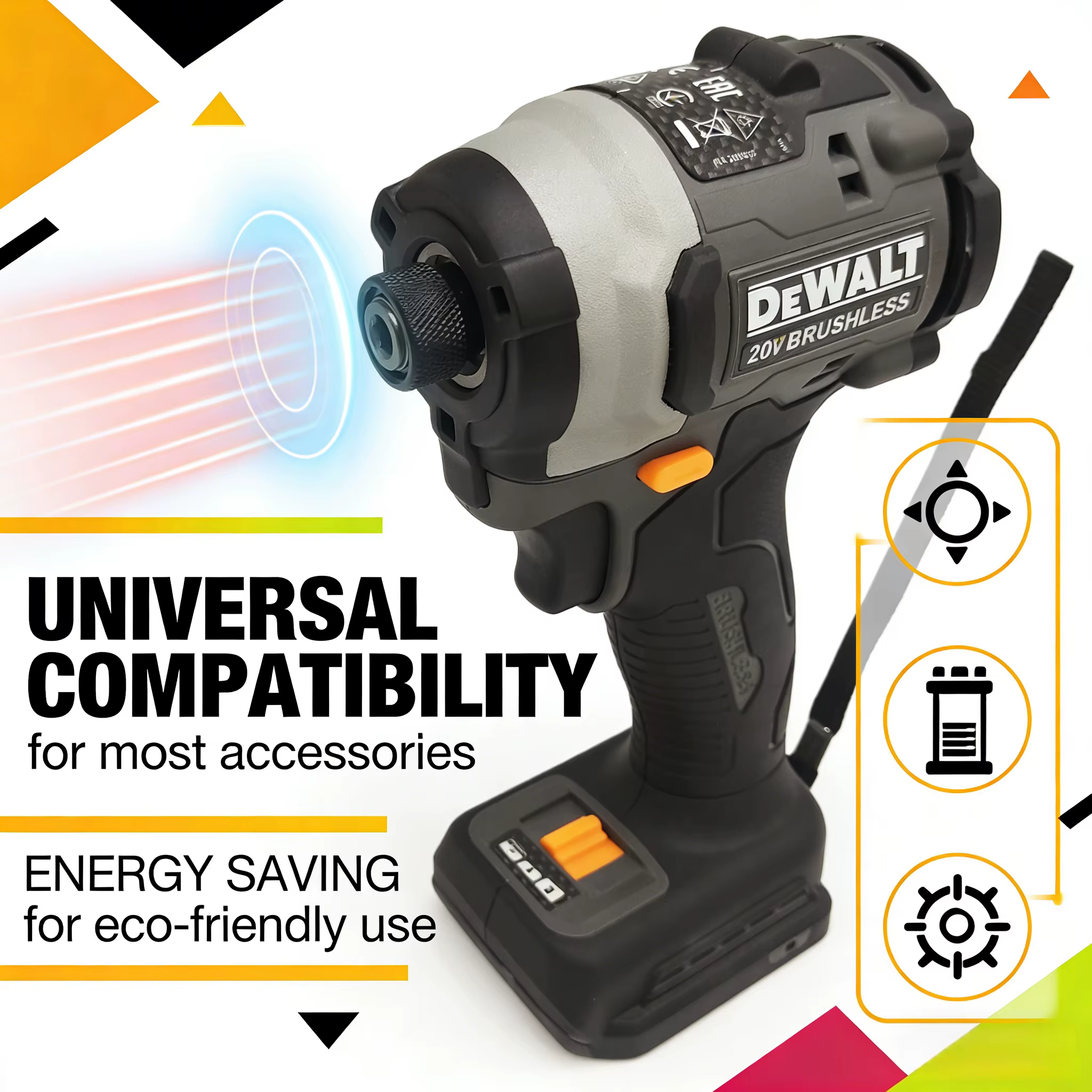 Perceuse à percussion sans fil DeWalt DCF85M : tournevis électrique multifonction