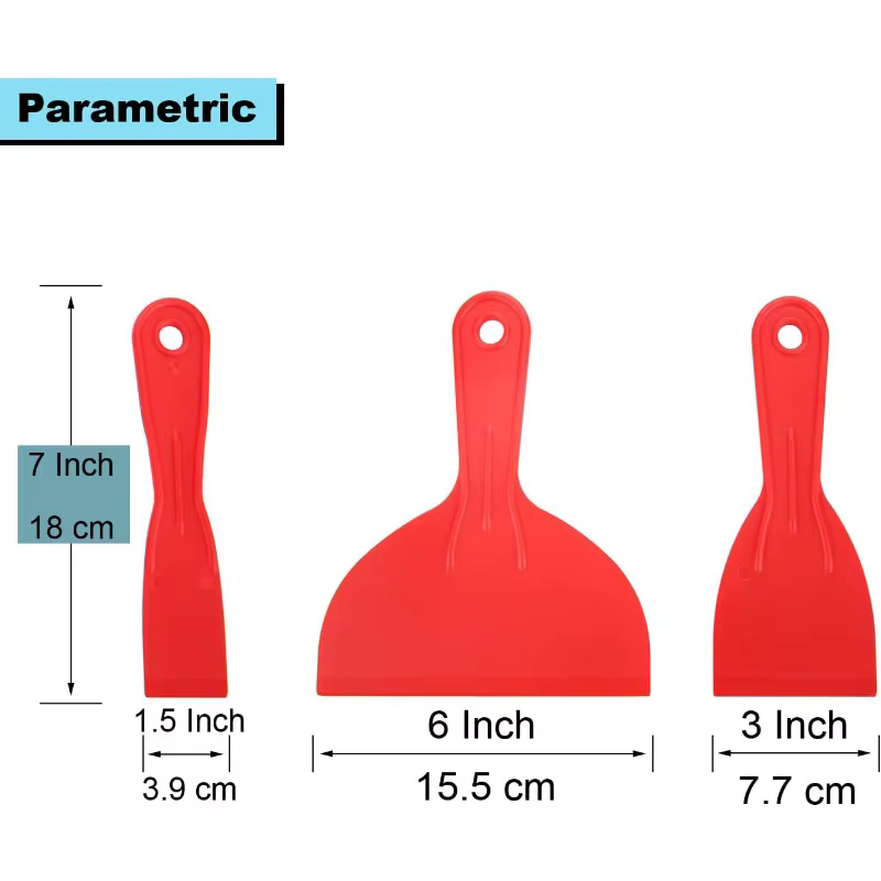 Lot de 3 Spatules à Mastic