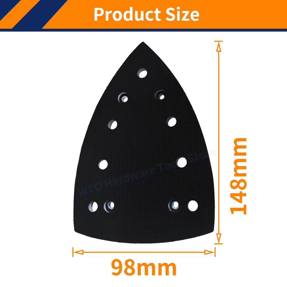 Tampon de ponçage triangulaire pour ponceuse orbitale Festool DTS 100 ou DS 150