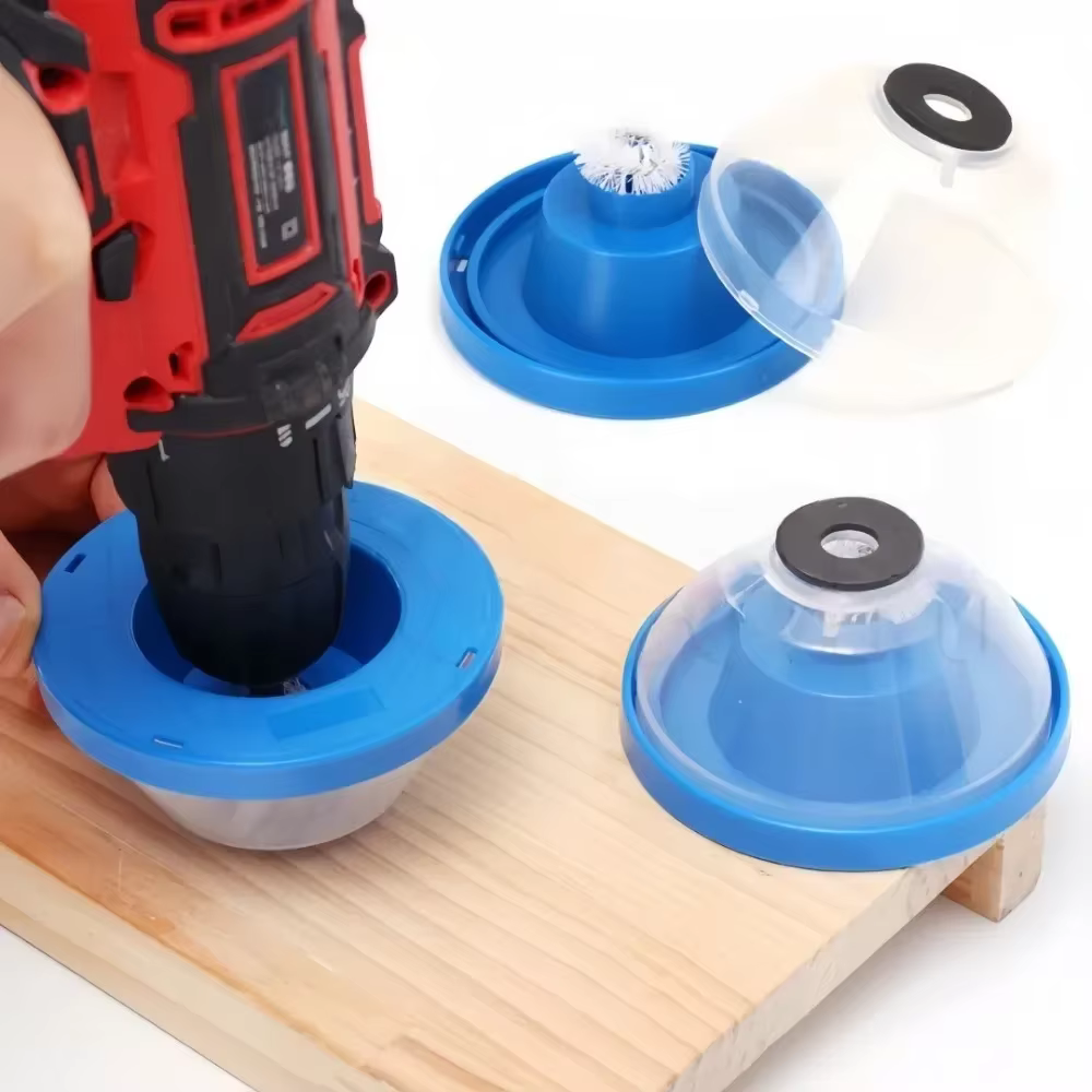 Cache-poussière pour perceuse électrique