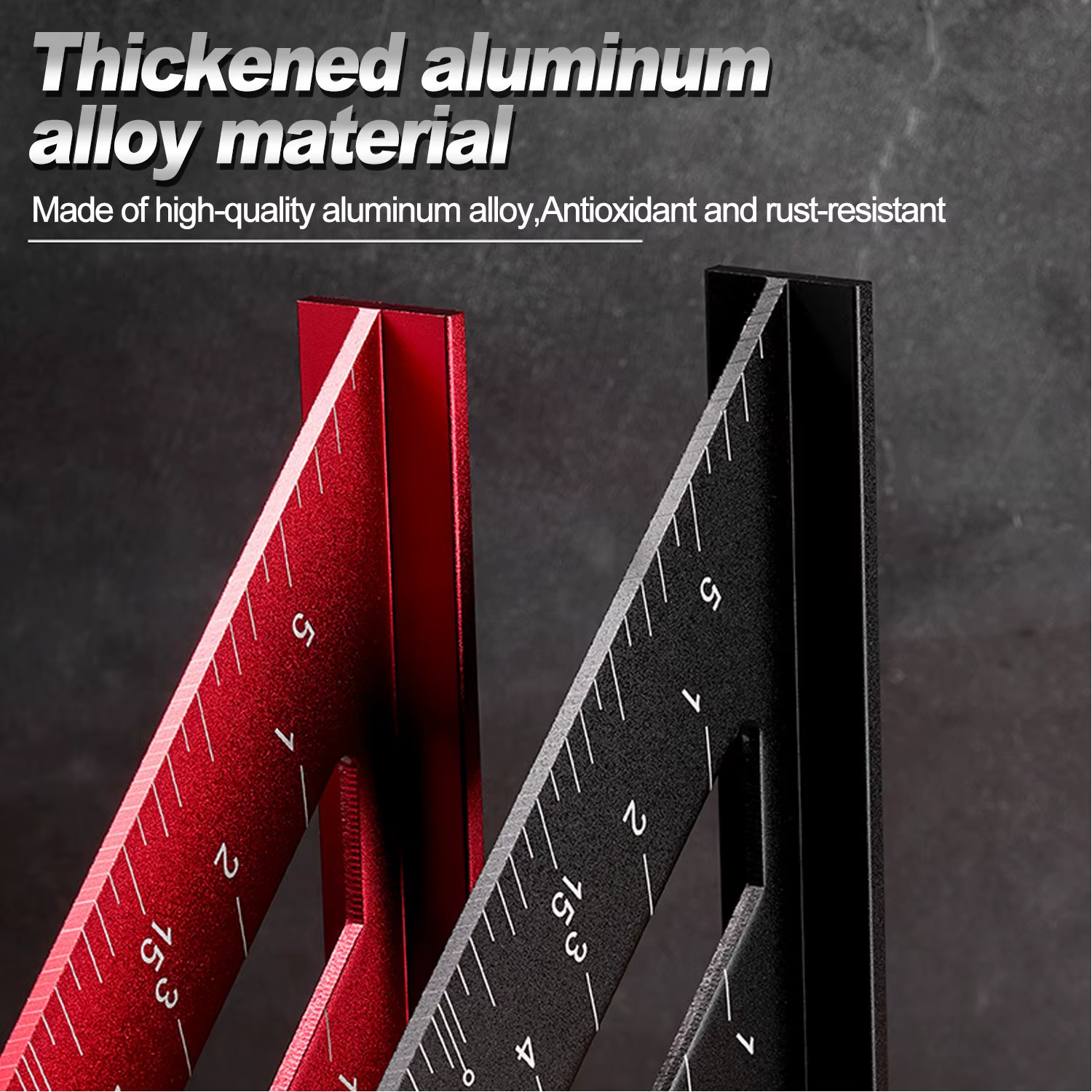 Jauges triangulaires en alliage d'aluminium pour le travail du bois