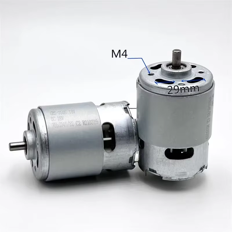 Moteur miniature haute vitesse RS-750SH-6046 DC 12V 14.4V 18V 16000RPM à couple élevé de 42 mm pour perceuse à
