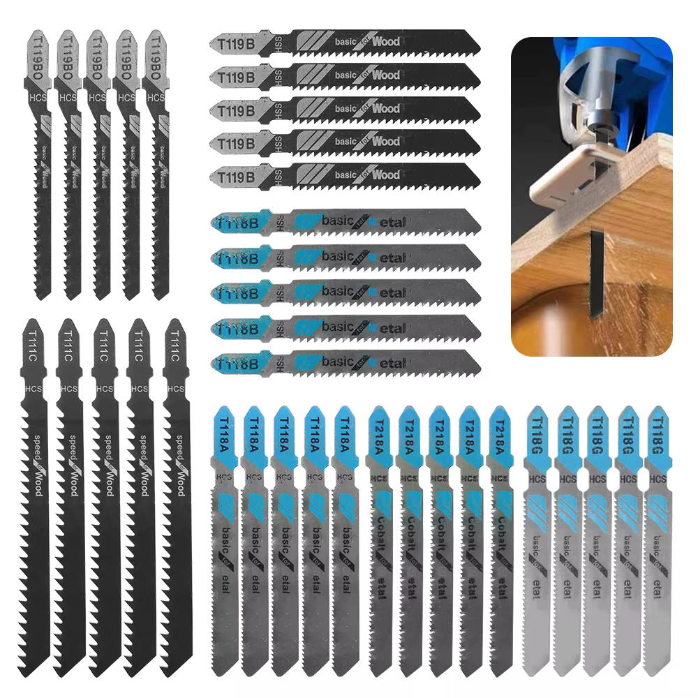 Ensemble de 35 lames de scie sauteuse