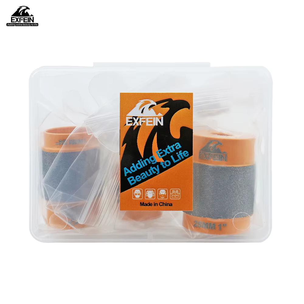 Kit d'embouts de meulage diamantés pour verre