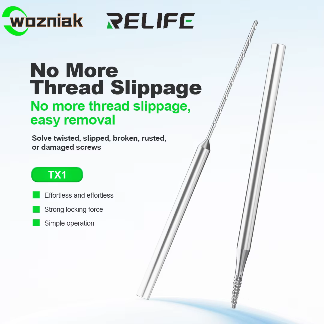Relife TX1 foret à filetage coulissant en alliage pour enlever les vis