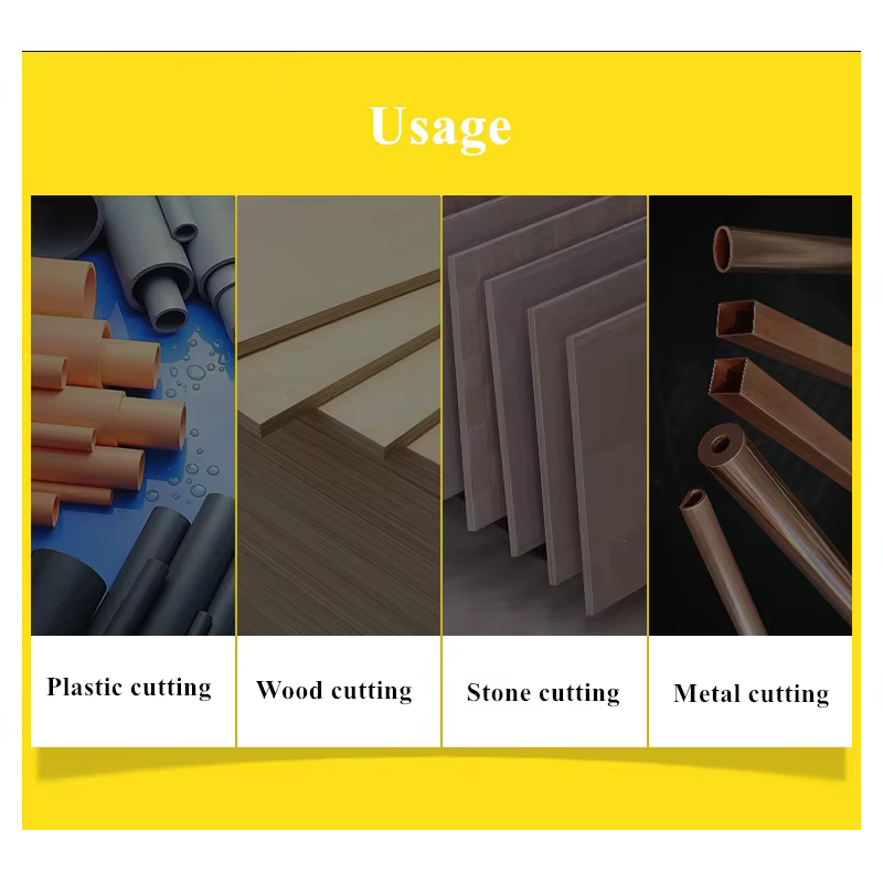 4000r/min scie de Table électrique banc Machine de découpe à onglet lame en acier métal bois plastique outils de coupe