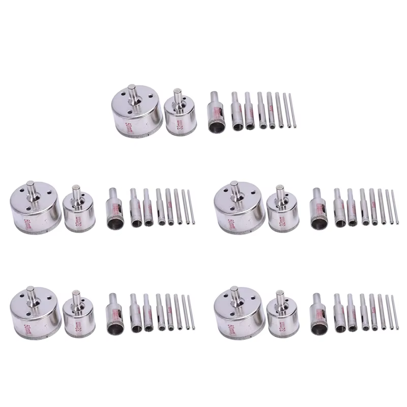 50Pcs diamant trou scie 3-50Mm foret