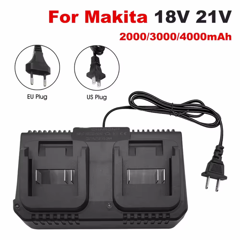 Chargeur double de batterie au Lithium