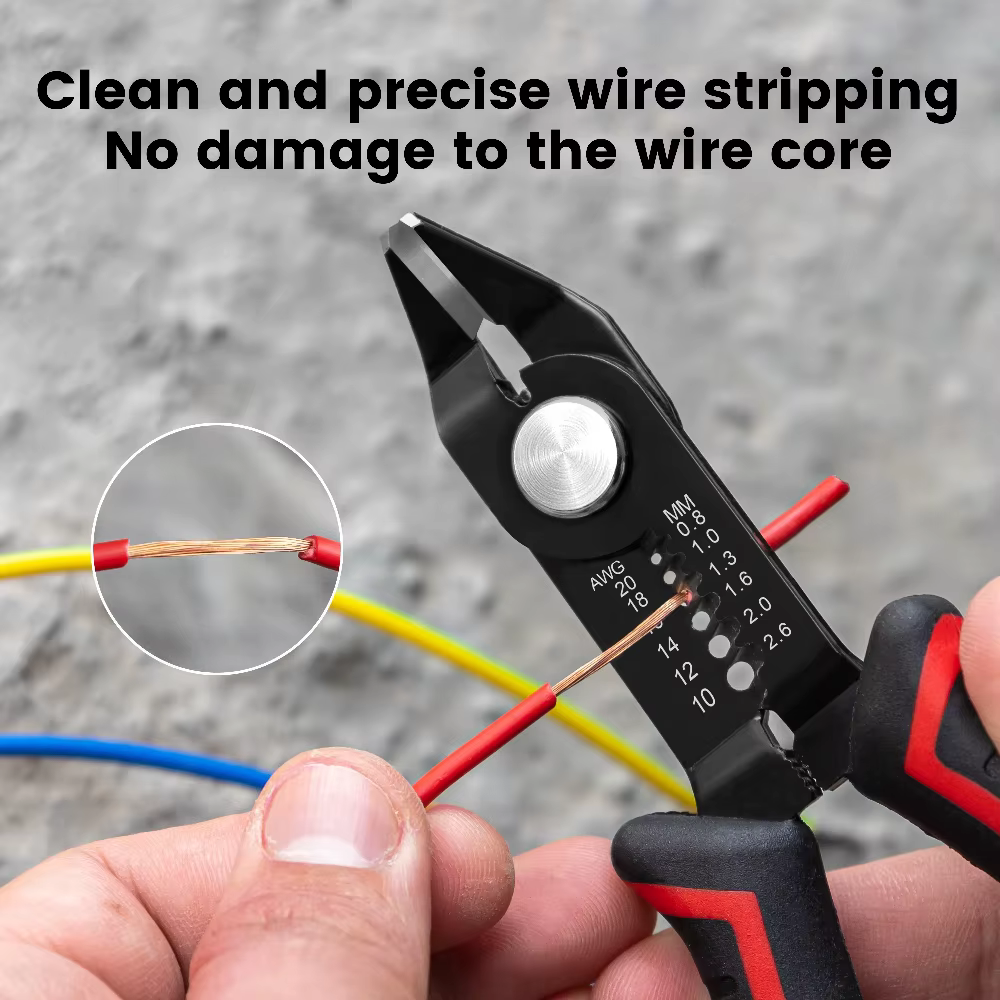 Pince à dénuder multifonctionnelle, outils de coupe automatique, pince à sertir les câbles, outils de réparation pour électriciens