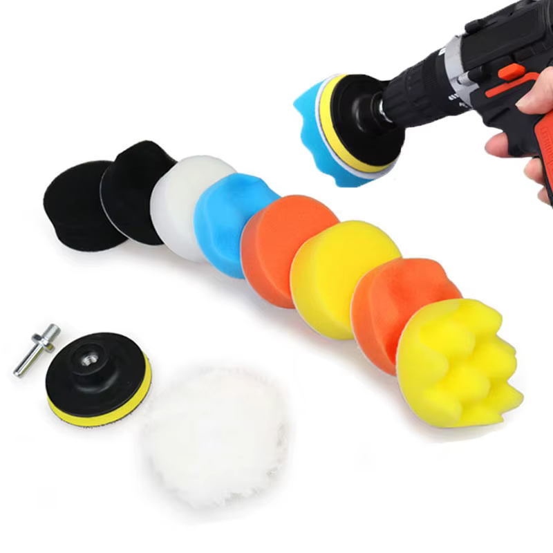 Ensemble de polissage et de cire de voiture de 3 pouces