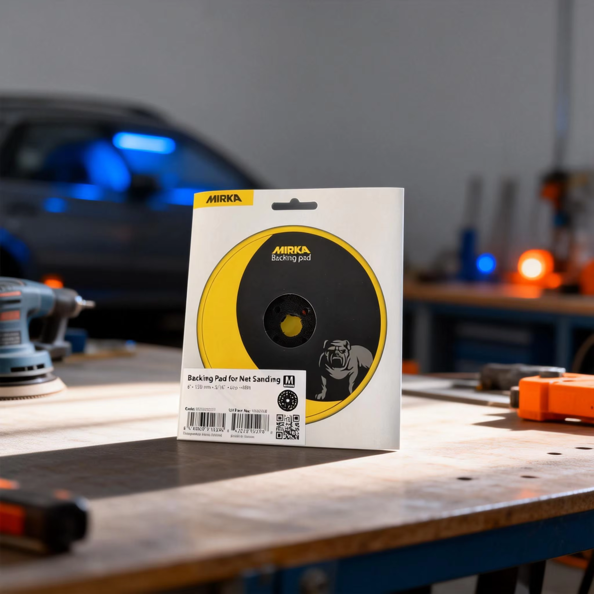 Plaque de support MIRKA 150 mm pour ponçage au fil