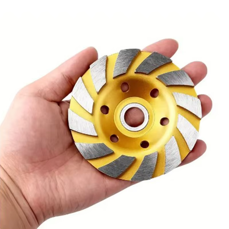 Meule en diamant Turbo pour béton de 4 pouces